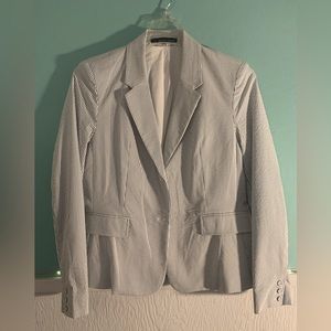 NWOT Blue & White striped blazer, Size XL, Amanda & Chelsea label